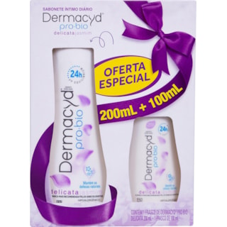 Sabonete Íntimo Dermacyd Pro Bio Delicata Jasmin 200ml+100ml