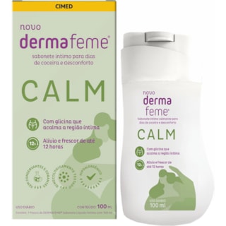 Sabonete Íntimo Dermafeme Calm 100ml