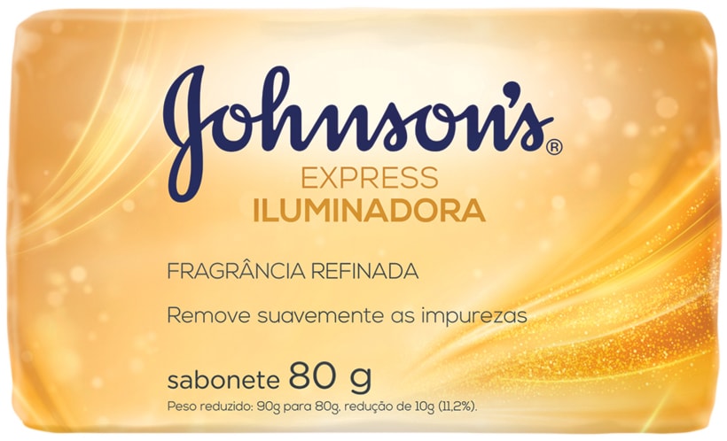 Sabonete Johnson's Express Iluminadora em Barra 80g - Destro