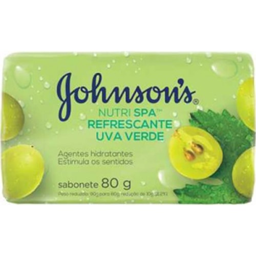 Sabonete Johnson's Uva Verde em Barra 80g