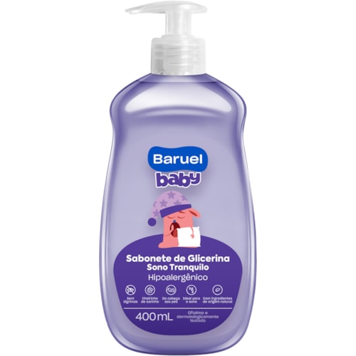 Sabonete Líquido Baruel Baby Sono Tranquilo 400ml