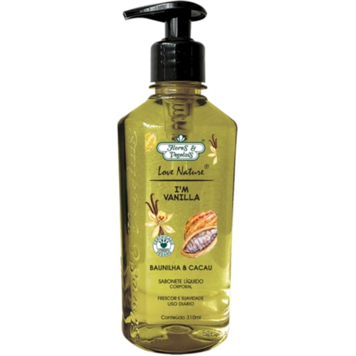 Sabonete Líquido Corporal Flores e Vegetais Baunilha 310ml