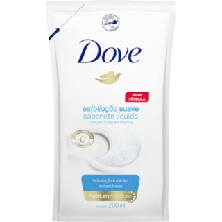 Sabonete Líquido Dove Esfoliação Suave Refil 200ml