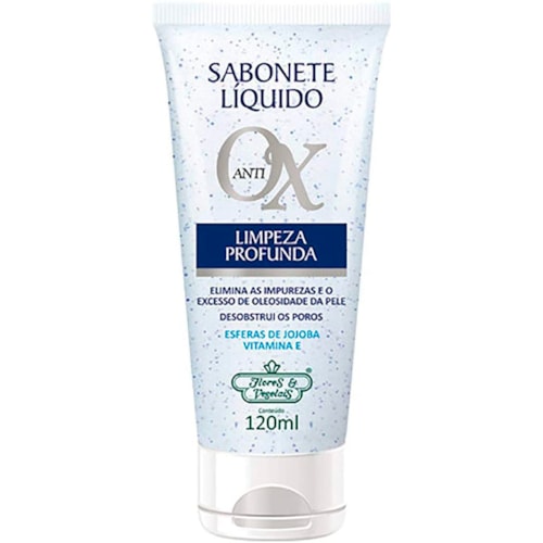 Sabonete Líquido Facial e Flores & Vegetais Limpeza Profunda 120ml