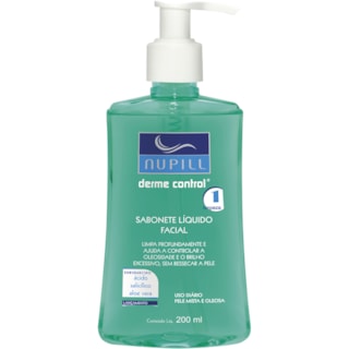 Sabonete Líquido Facial Nupill Derme Control 200ml