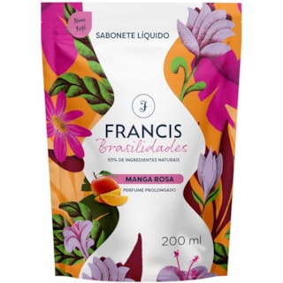 Sabonete Líquido Francis Brasilidades Manga Rosa Refil 250ml