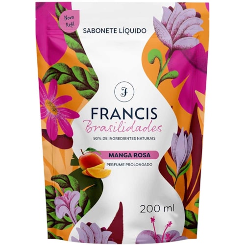 Sabonete Líquido Francis Brasilidades Manga Rosa Refil 250ml