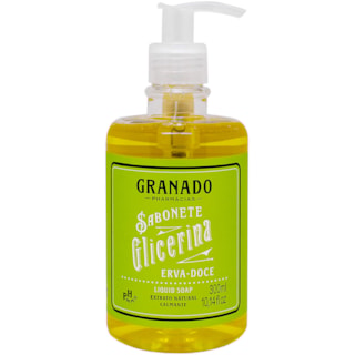 Sabonete Líquido Granado Glicerina Erva-Doce 300ml