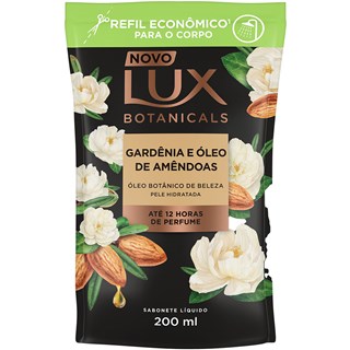 Sabonete Líquido Lux Botanicals Gardênia e Óleo de Amêndoas Refil 200m