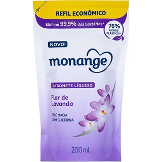 Sabonete Líquido Monange Flor de Monange Refil 200ml