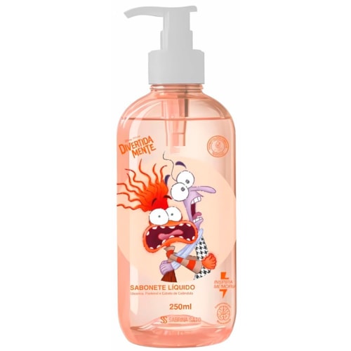 Sabonete Líquido Sabrina Sato Divertidamente Medo e Ansiedade 250ml