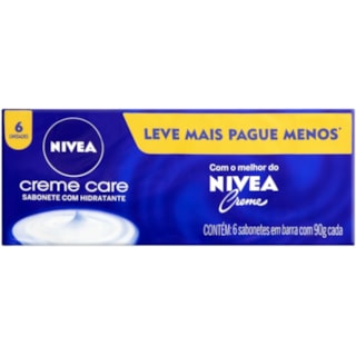 Sabonete Nivea Creme Care Box 6x90g