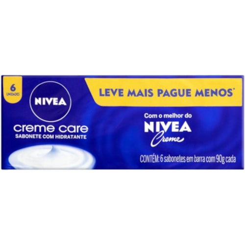 Sabonete Nivea Creme Care Box 6x90g