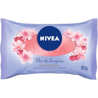 Sabonete Nivea Glicerinado Flor de Cerejeira e Óleos Essenciais 85g