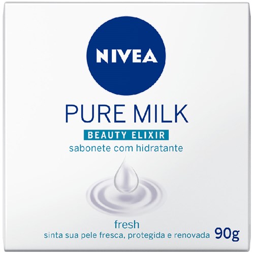 Sabonete Nivea Pure Milk Fresh em Barra 90g