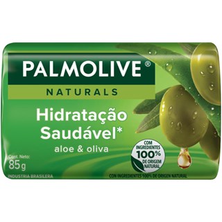 Sabonete Palmolive Hidratação Saudável com Aloe e Oliva em Barra 85g