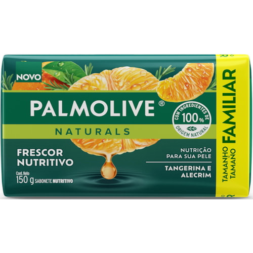 Sabonete Palmolive Naturals Tangerina e Alecrim em Barra 150g