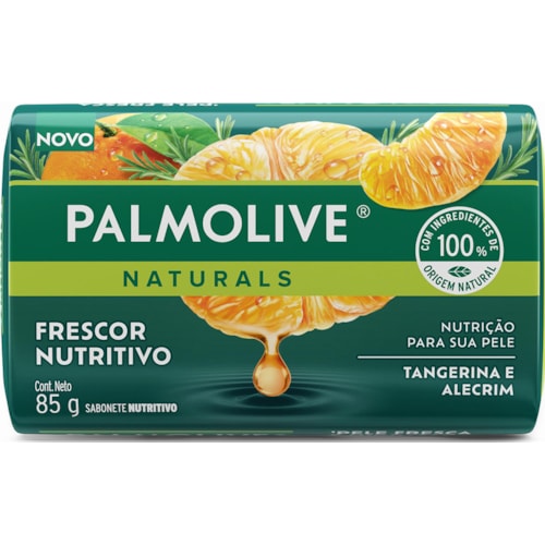 Sabonete Palmolive Naturals Tangerina e Alecrim em Barra 85g