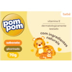 Sabonete Pom Pom Baby Glicerinado em Barra 70g