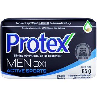 Sabonete Protex Men 3x1 Active Sports Barra 85g