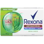 Sabonete Rexona Antibacterial Erva Doce Em Barra 84g