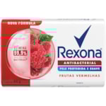 Sabonete Rexona Antibacterial Frutas Vermelhas Em Barra 84g
