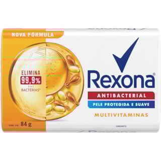 Sabonete Rexona Antibacterial Multivitaminas Em Barra 84g
