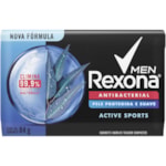 Sabonete Rexona em Barra Antibacterial Active Sports 84g