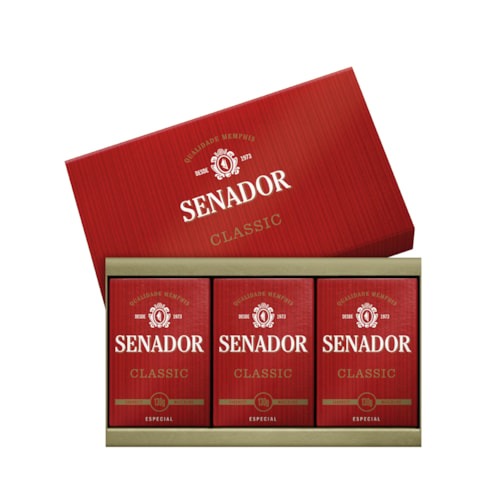 Sabonete Senador Classic em Barra 130g Kit 3 Unidades