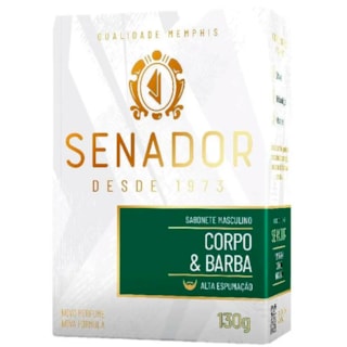 Sabonete Senador Corpo e Barba 130g