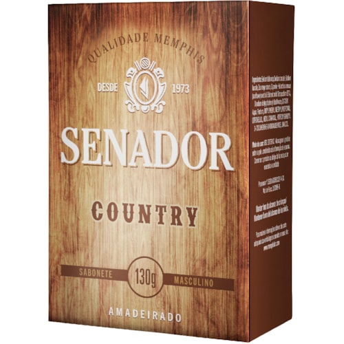 Sabonete Senador Country em Barra 130g