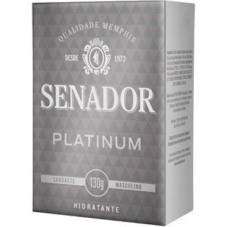 Sabonete Senador Platinum em Barra 130g