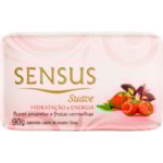 Sabonete Sensus em Barra Flores Amarelas e Vermelhas 90g