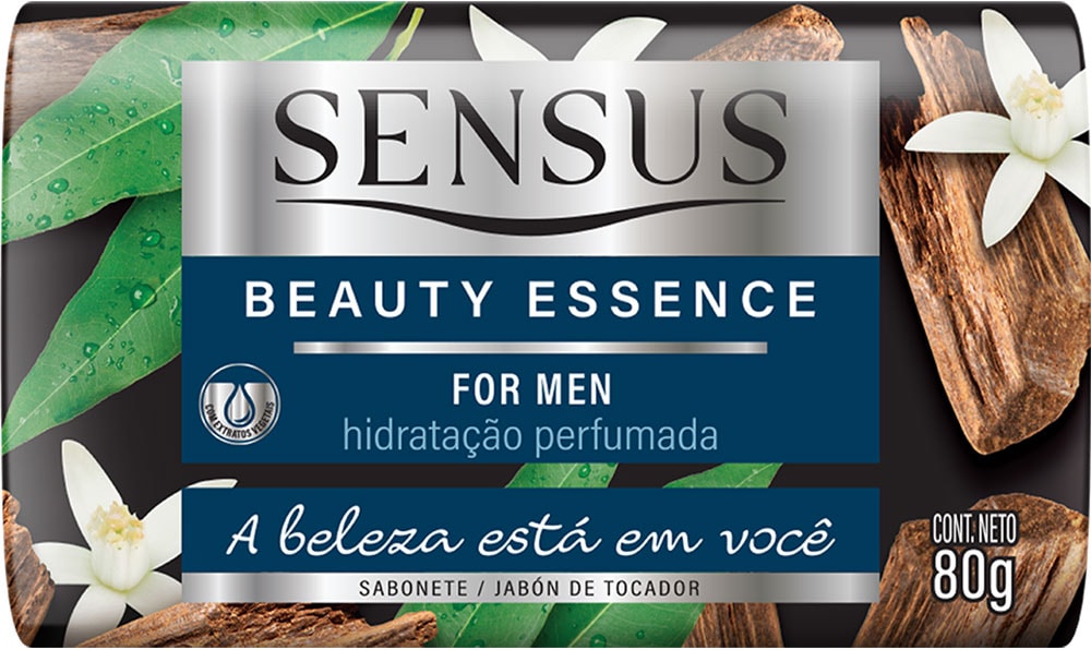 Sabonete Sensus For Men Em Barra 80g - Destro Sabonete Sensus For Men Em Barra 80g - Destro
