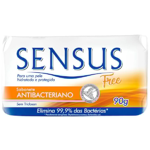 Sabonete Sensus Free em Barra Antibacteriano 90g