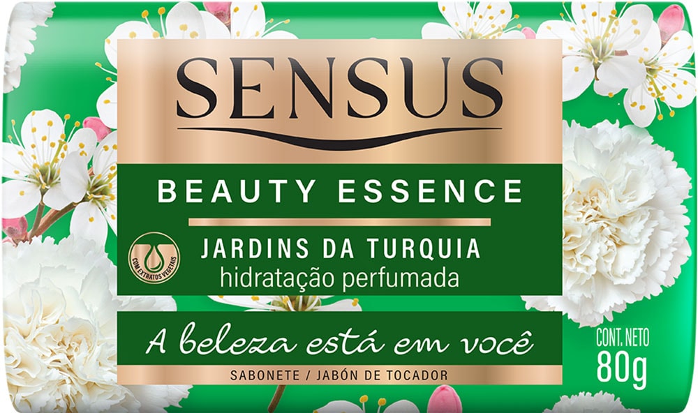SENS DU BEAU NO.600ST 72g　３本 Sabonete Sensus Jardins da Turquia Em Barra 80g - Destro
