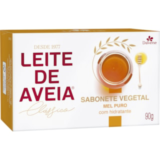 Sabonete Vegetal Leite de Aveia Mel Puro 90g - Davene