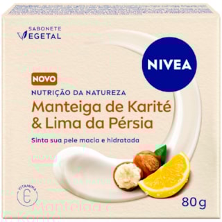 Sabonete Vegetal Nivea Manteiga de Karité e Lima da Pérsia 80g