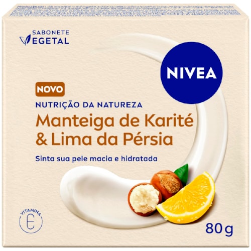Sabonete Vegetal Nivea Manteiga de Karité e Lima da Pérsia 80g