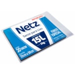 Saco de Lixo Netz Reforçado Almofada 15L 20Un