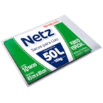Saco de Lixo Netz Reforçado Almofada 50L 10Un