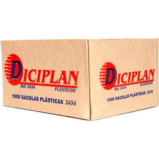 Sacola Plástica Diciplan 24X34cm 1000 Unidades