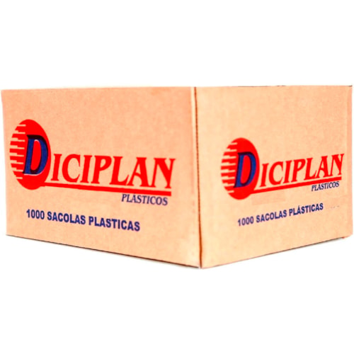 Sacolas Plásticas Diciplan Branca 49x59cm 1000Un