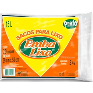 Sacos de Lixo Embalixo 15l 20 unidades