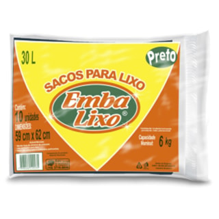 Sacos de Lixo Embalixo 30l 10 unidades