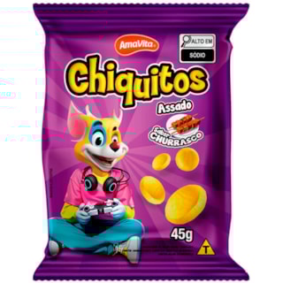 Salgadinho Amavita Churrasco 45g