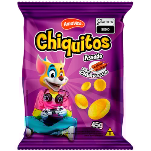 Salgadinho Amavita Churrasco 45g