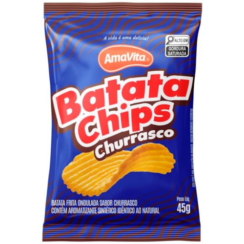 Salgadinho Amavita Churrasco 45g