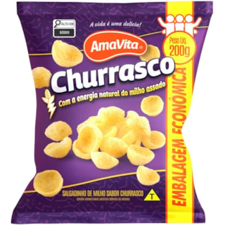 Salgadinho Amavita Sabor Churrasco 200g