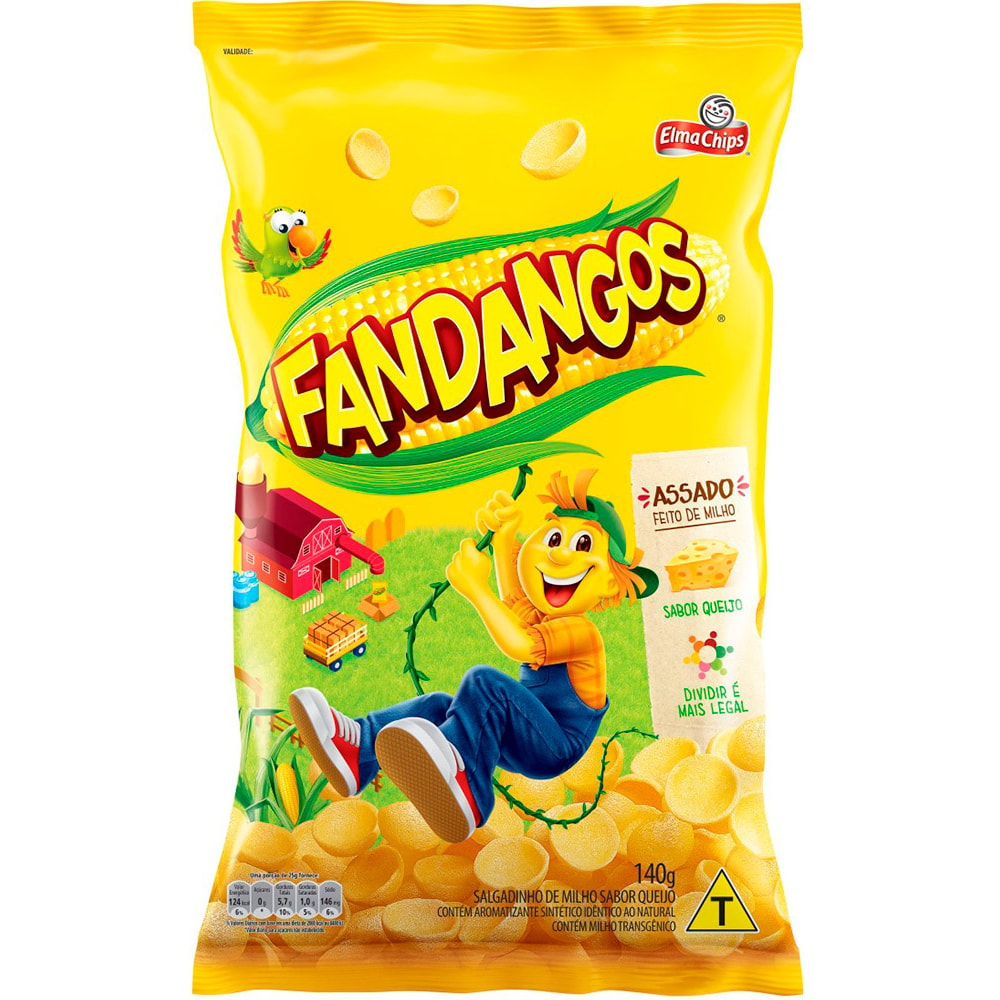 Salgadinho Fandangos Queijo 140g - Destro
